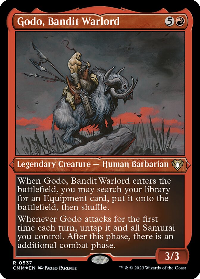 Godo, Bandit Warlord - Etched Foil