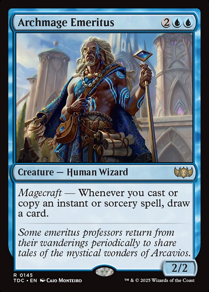 Archmage Emeritus, Tarkir: Dragonstorm Commander Card Art