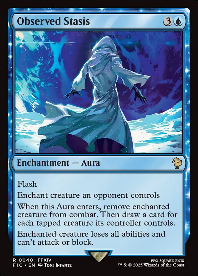 Observed Stasis, Final fantasy commander Card Art
