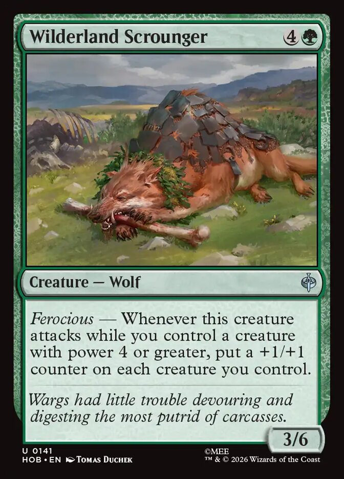 Wilderland Scrounger, The Hobbit Card Art