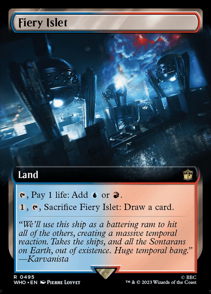 Fiery Islet, Doctor Who Card Art