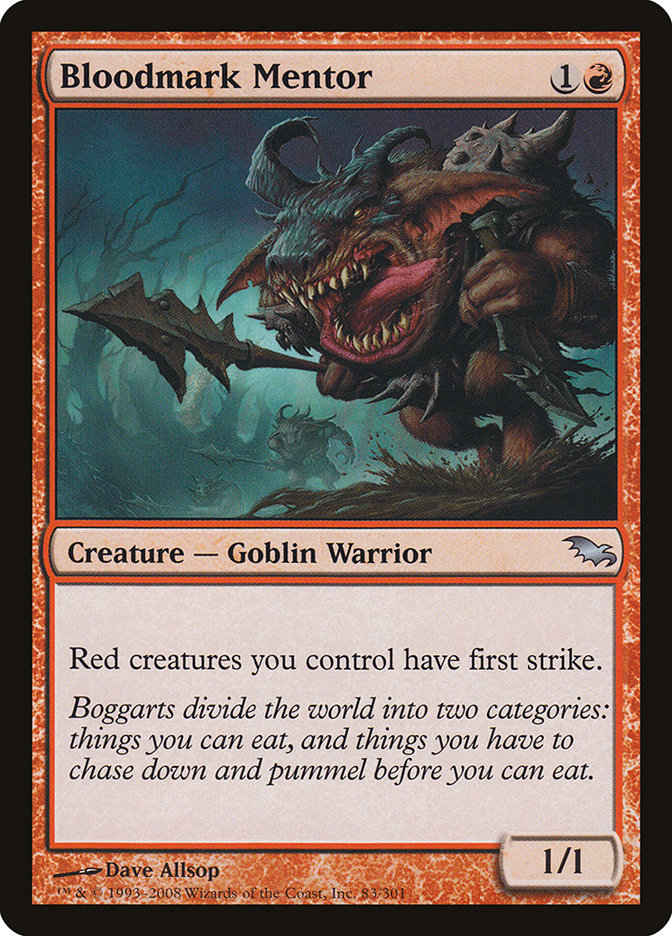 Bloodmark Mentor, Shadowmoor Card Art