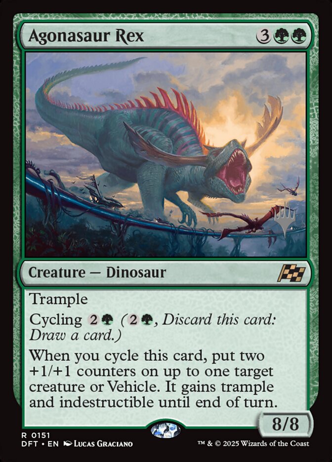 Agonasaur Rex, Aetherdrift Promos Card Art