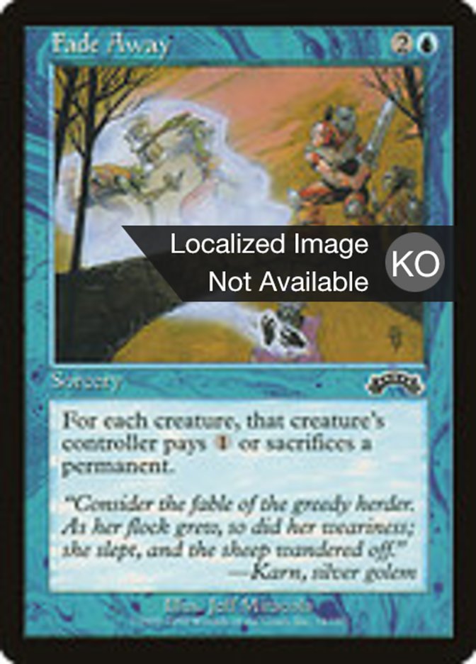 Fade Away, Exodus Card Art