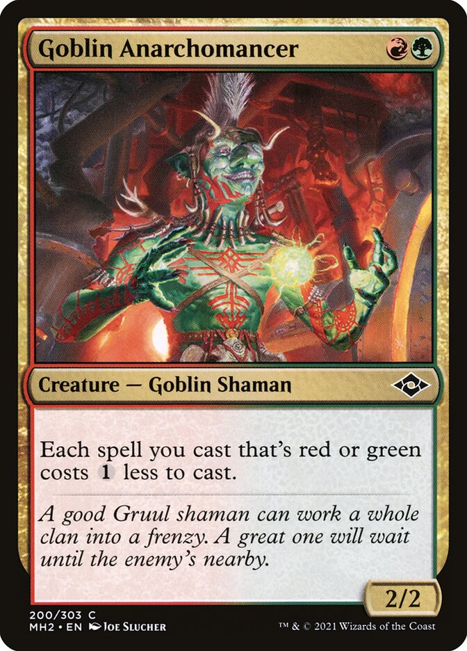 Goblin Anarchomancer, Modern horizons 2 Card Art