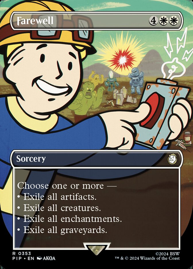 Farewell, Fallout Card Art