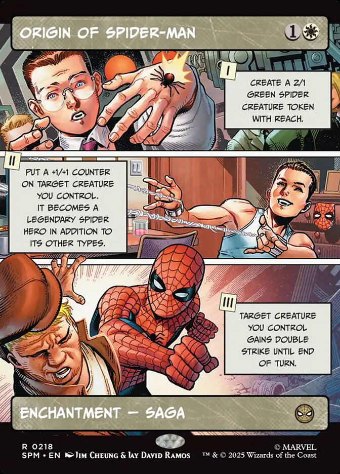 Origin of Spider-Man, Marvel'S Spider-Man Card Art