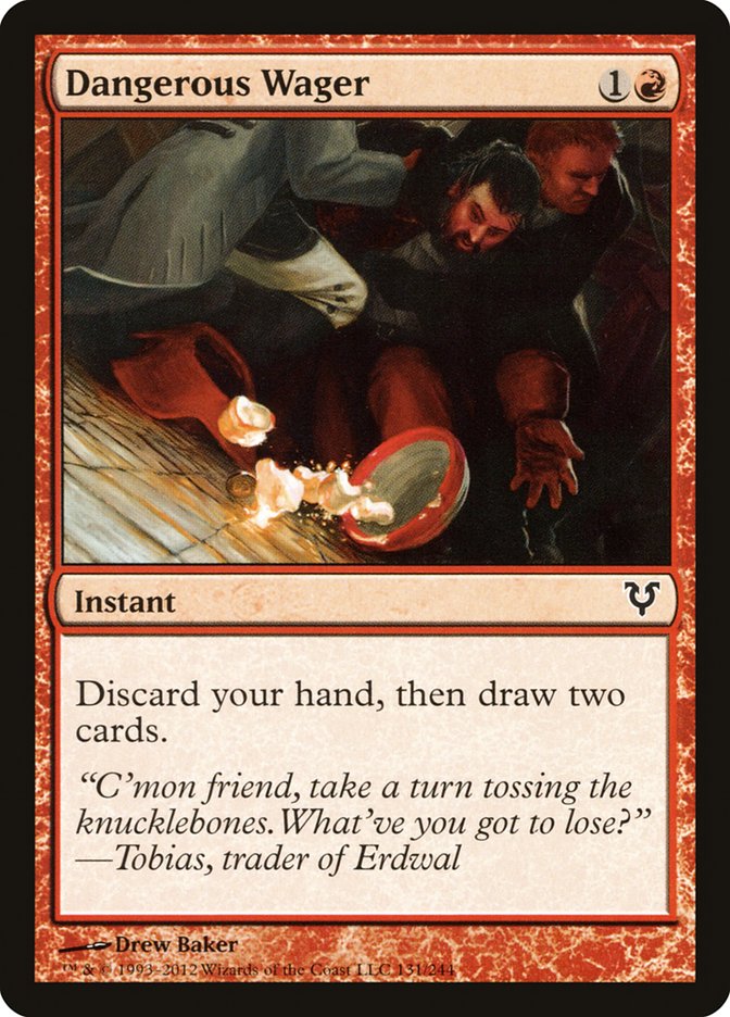 Dangerous Wager, Avacyn Restored Card Art