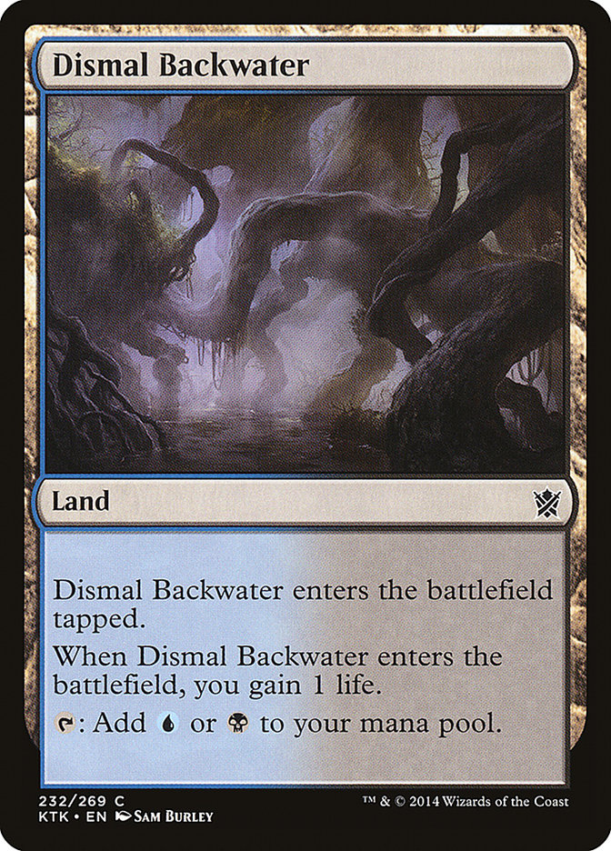 Dismal Backwater, Khans Of Tarkir Card Art