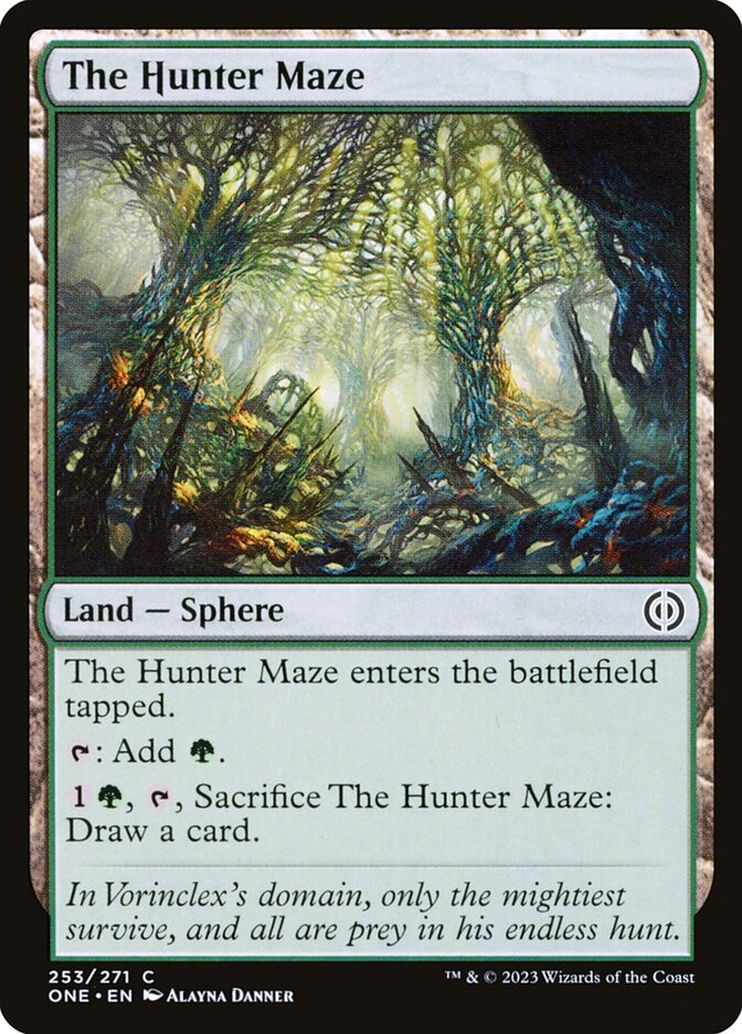 The Hunter Maze, Phyrexia: All Will Be One Card Art
