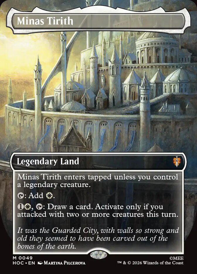 Minas Tirith, The Hobbit Eternal Card Art
