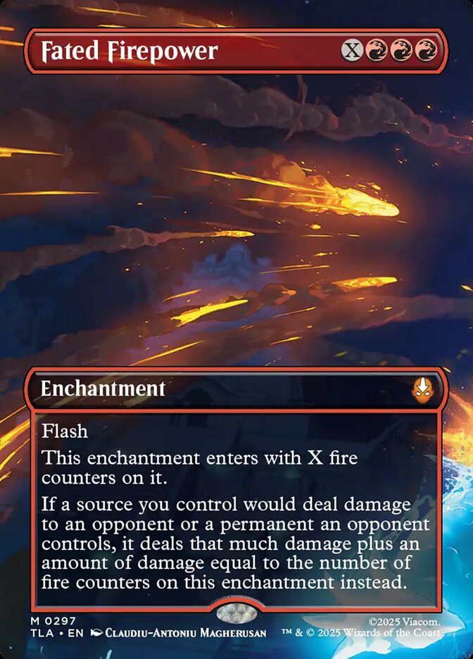 Fated Firepower, Avatar: The Last Airbender Card Art