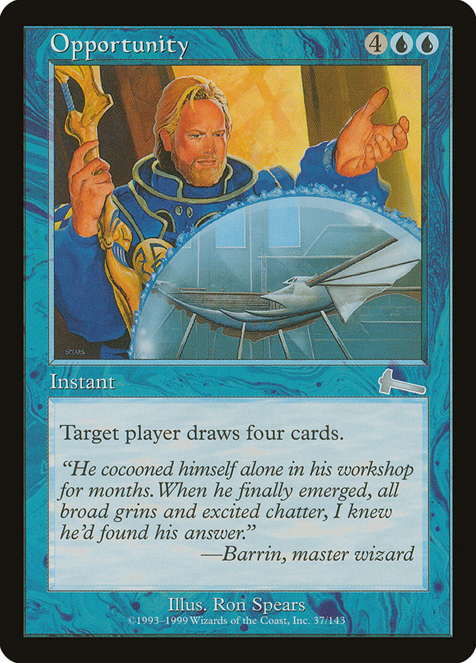 Opportunity, Urza's legacy Card Art