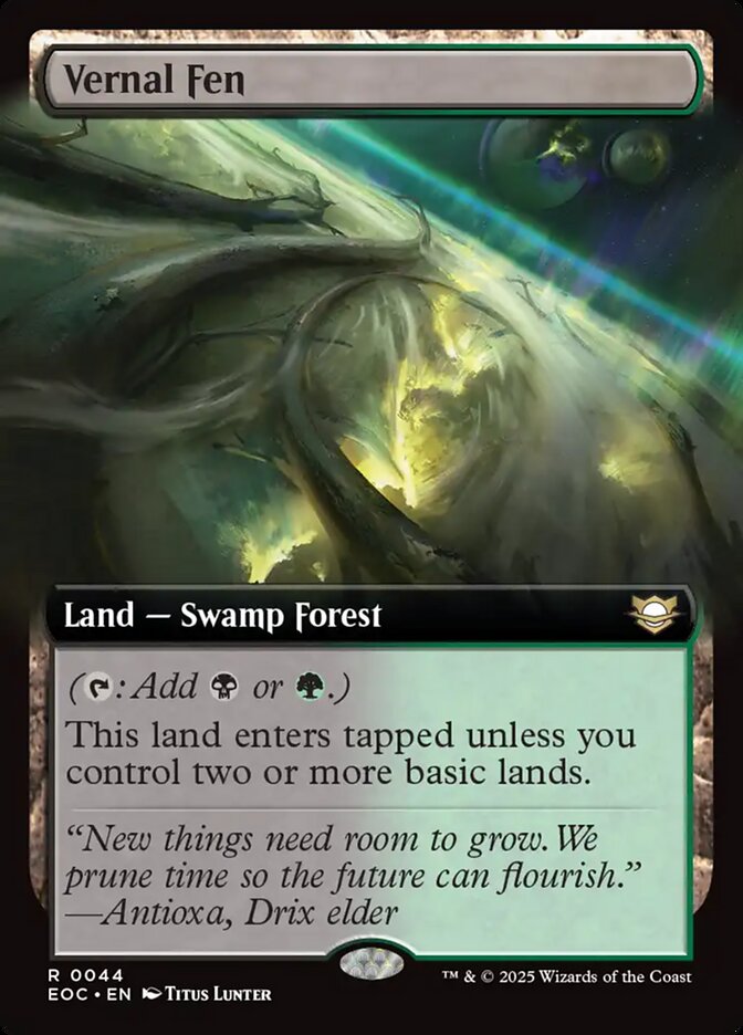 Vernal Fen, Edge Of Eternities Commander Card Art