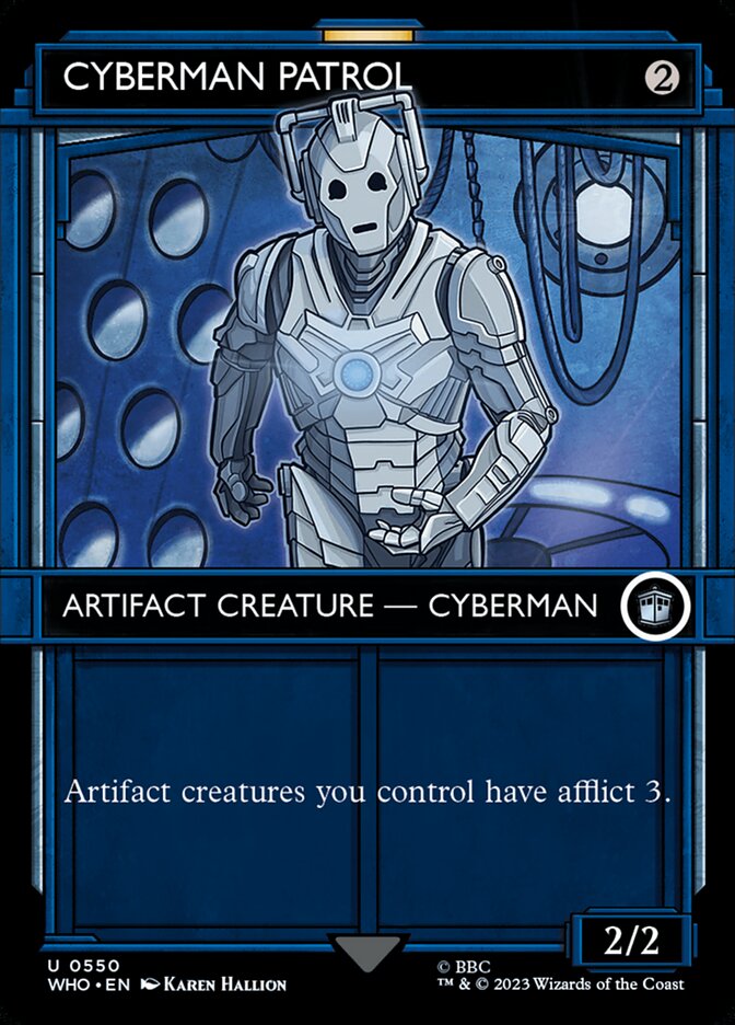 Cyberman Patrol, Doctor Who Card Art
