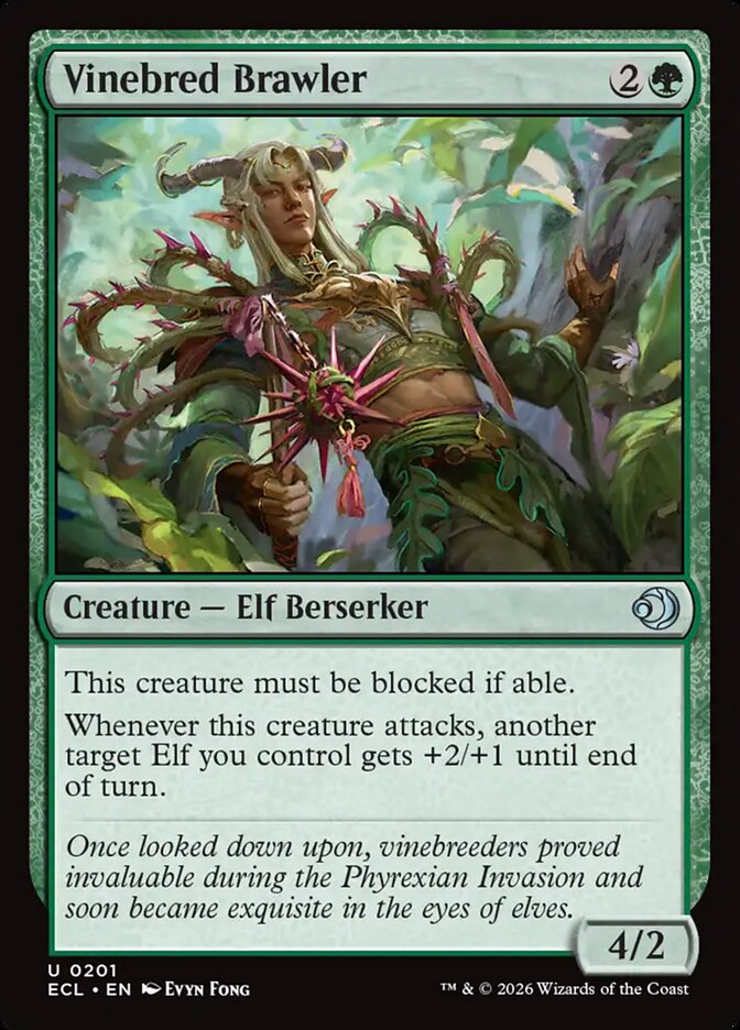 Vinebred Brawler, Lorwyn Eclipsed Card Art