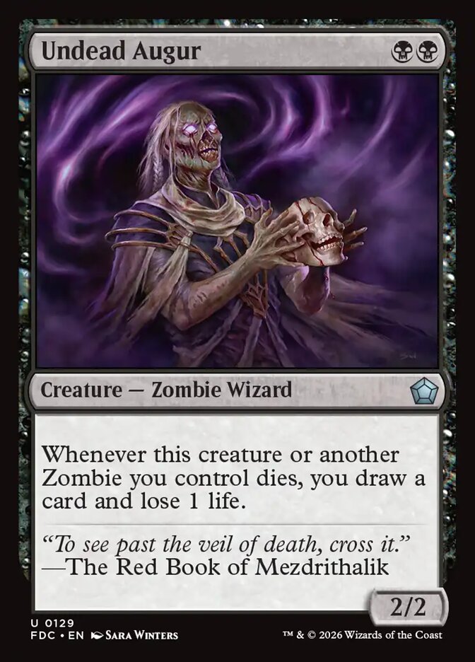 Undead Augur, Foundations Commander Card Art