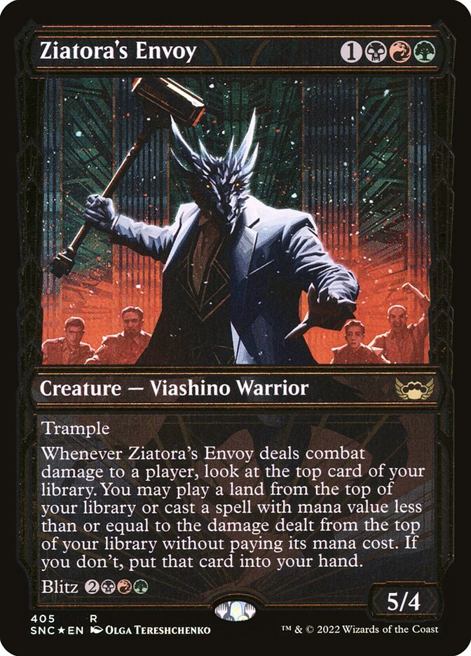 Ziatora's Envoy, Streets Of New Capenna Card Art