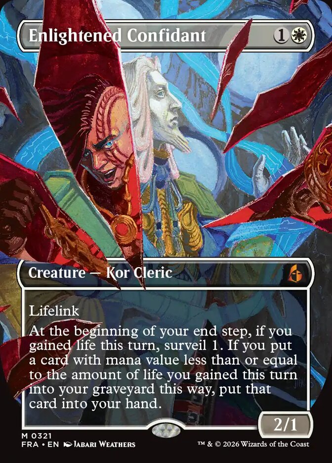 Enlightened Confidant, Reality Fracture Card Art