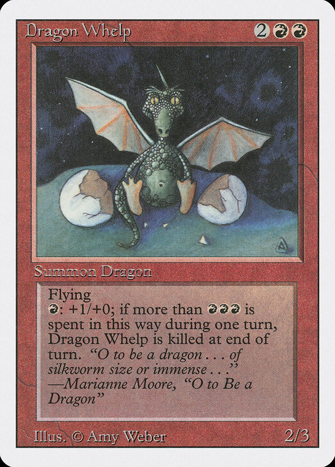 Dragon Whelp, Revised edition Card Art