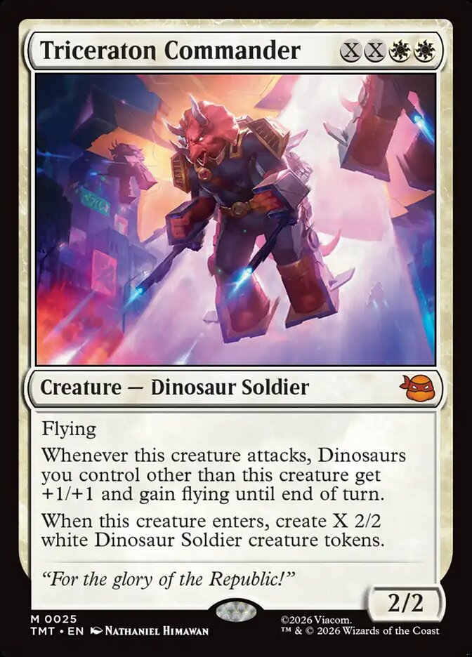 Triceraton Commander, Teenage Mutant Ninja Turtles Card Art