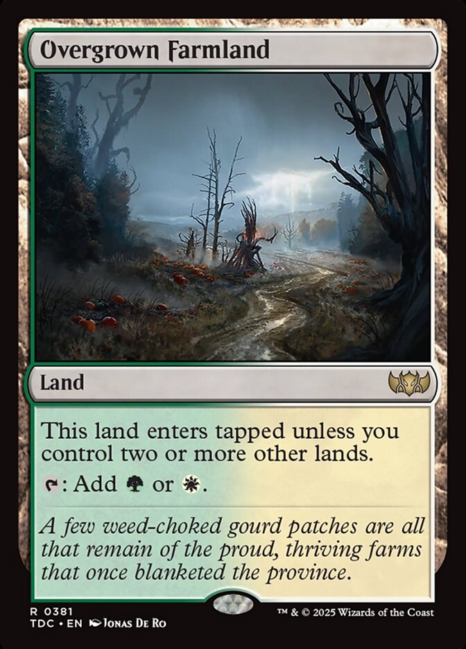 Overgrown Farmland, Tarkir: Dragonstorm Commander Card Art