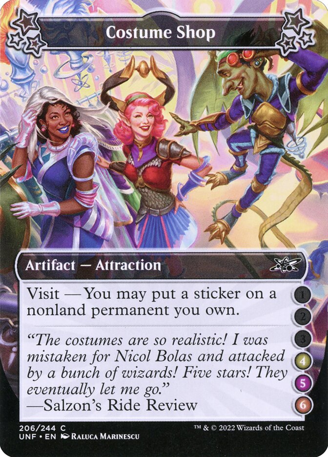 Costume Shop, Unfinity Card Art