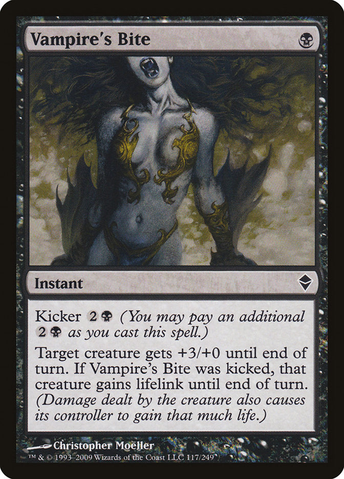 Vampire's Bite, Zendikar Card Art