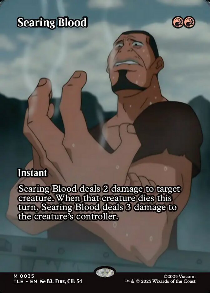 Searing Blood, Avatar: The Last Airbender Eternal Card Art