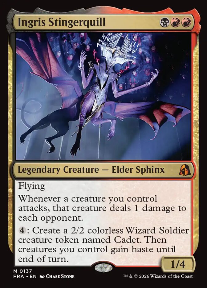 Ingris Stingerquill, Reality Fracture Card Art