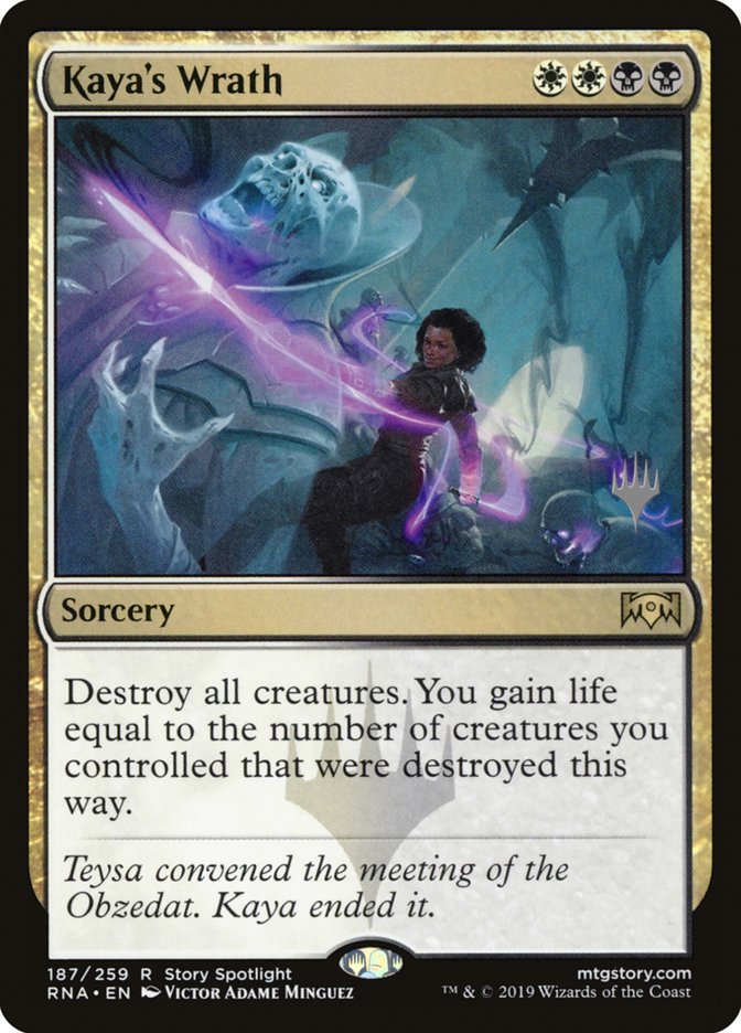 Kaya's Wrath, Ravnica Allegiance Promos Card Art