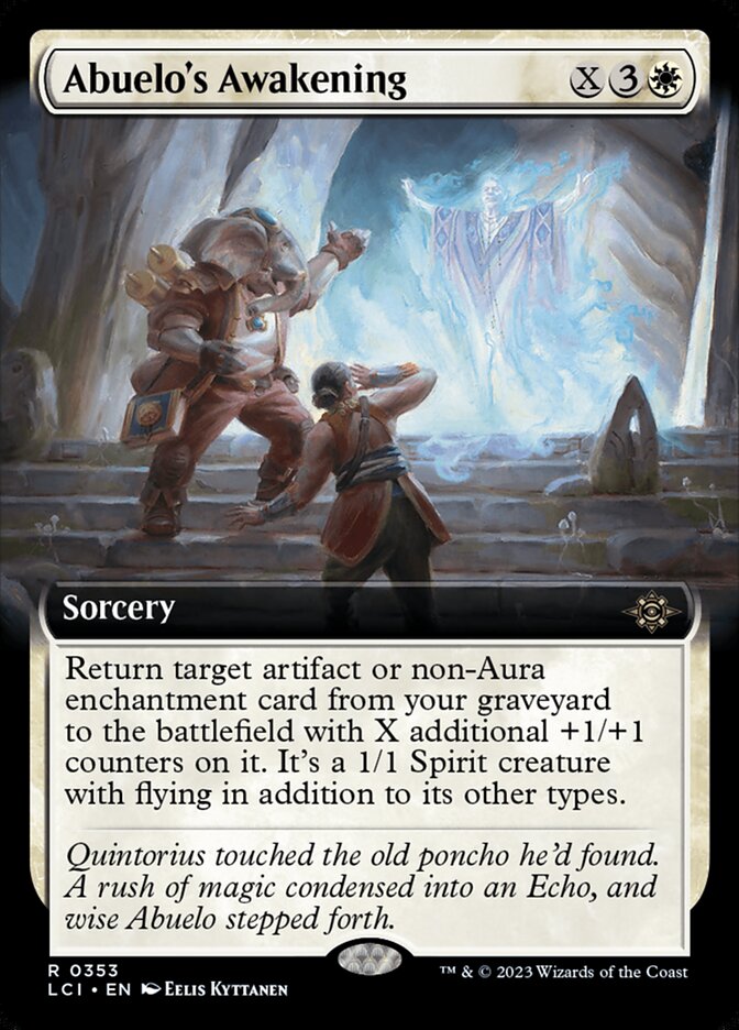 Abuelo's Awakening, The lost caverns of ixalan Card Art