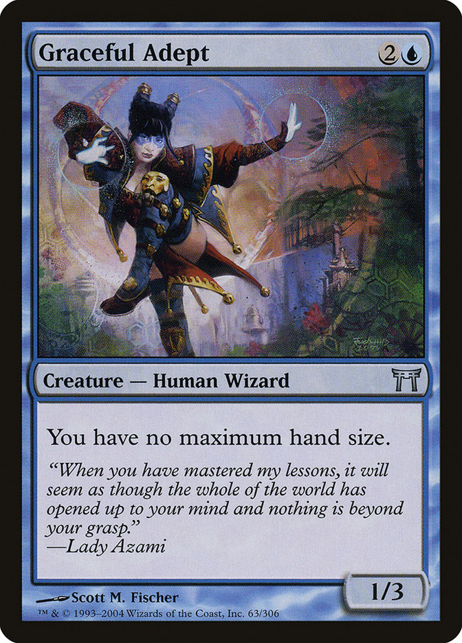 Graceful Adept, Champions Of Kamigawa Card Art