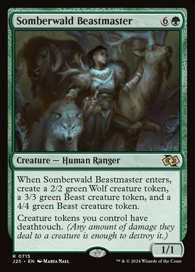 Somberwald Beastmaster, Foundations jumpstart Card Art