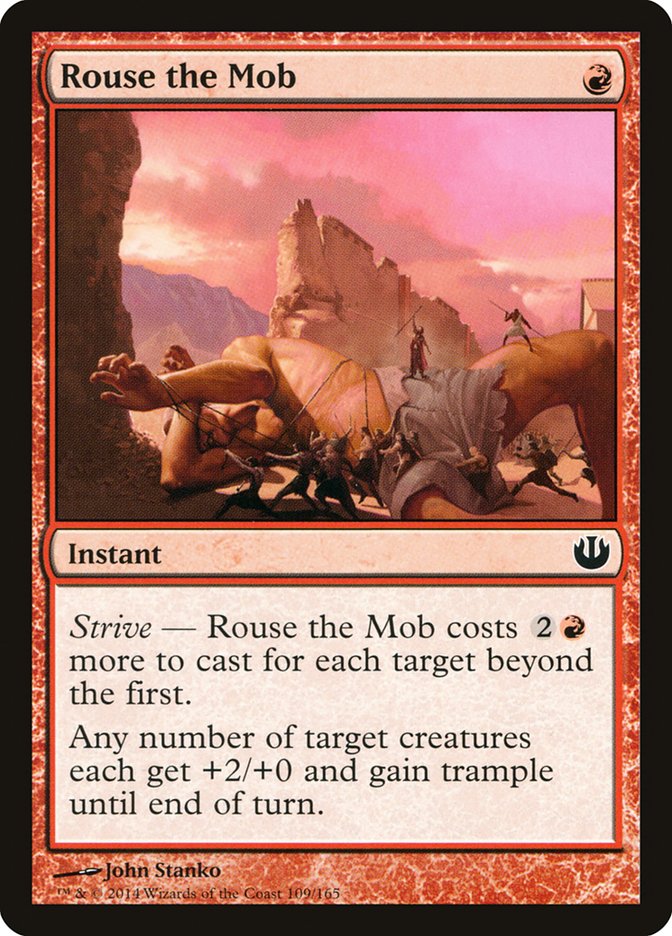 Rouse the Mob, Journey Into Nyx Card Art