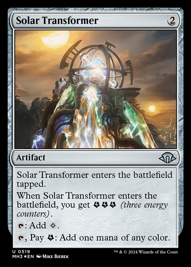 Solar Transformer, Modern horizons 3 Card Art