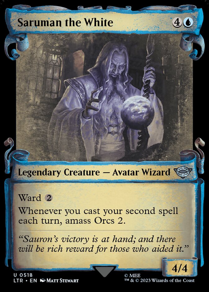 Saruman the White, The lord of the rings: tales of middle-earth Card Art