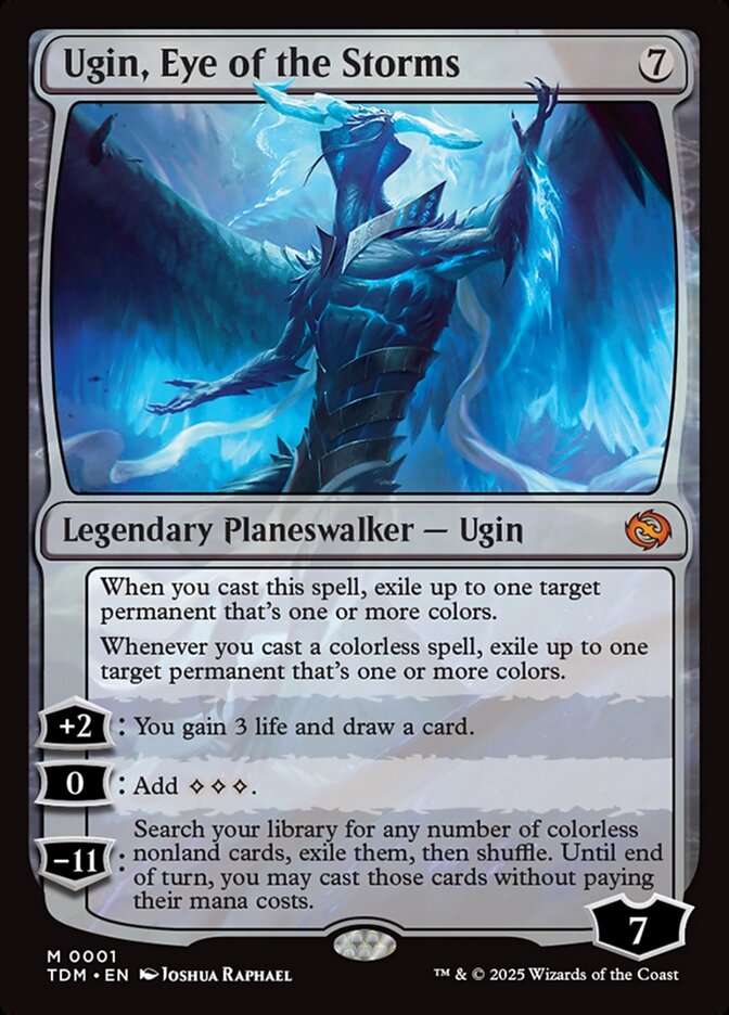 Ugin, Eye of the Storms, Tarkir: dragonstorm Card Art