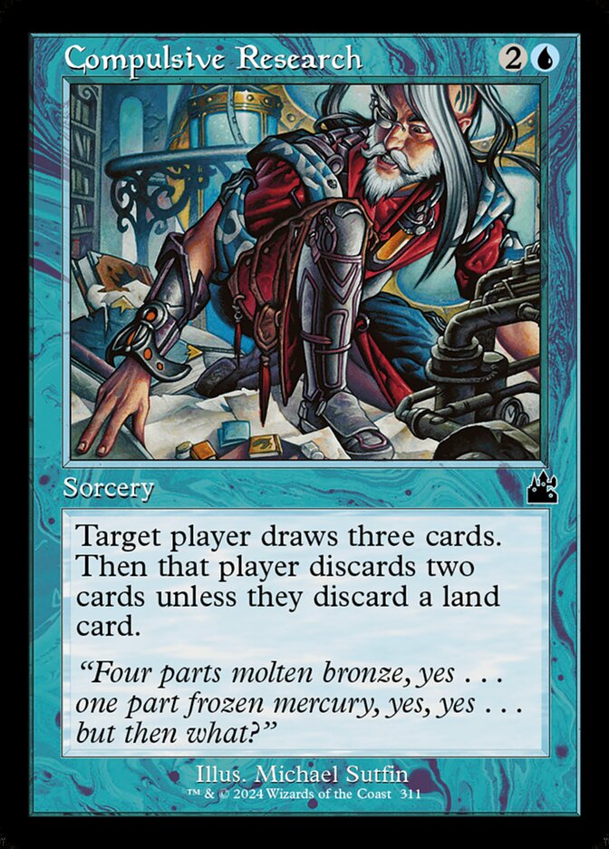 Compulsive Research, Ravnica Remastered Card Art