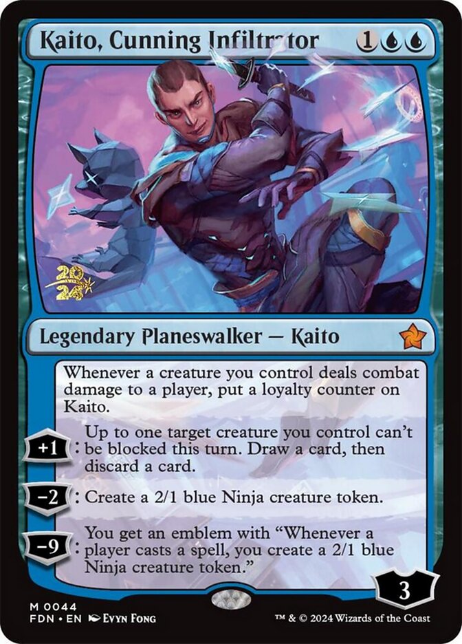 Kaito, Cunning Infiltrator, Foundations promos Card Art