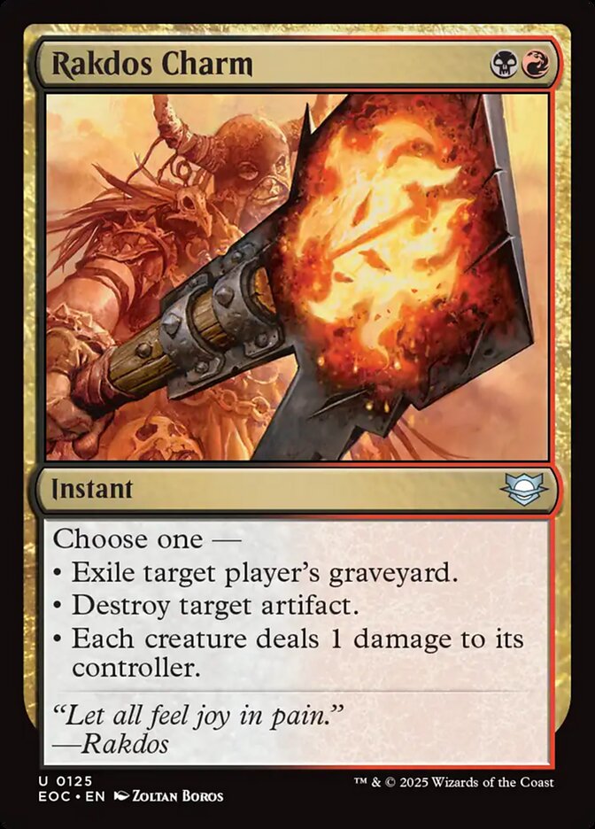 Rakdos Charm, Edge Of Eternities Commander Card Art