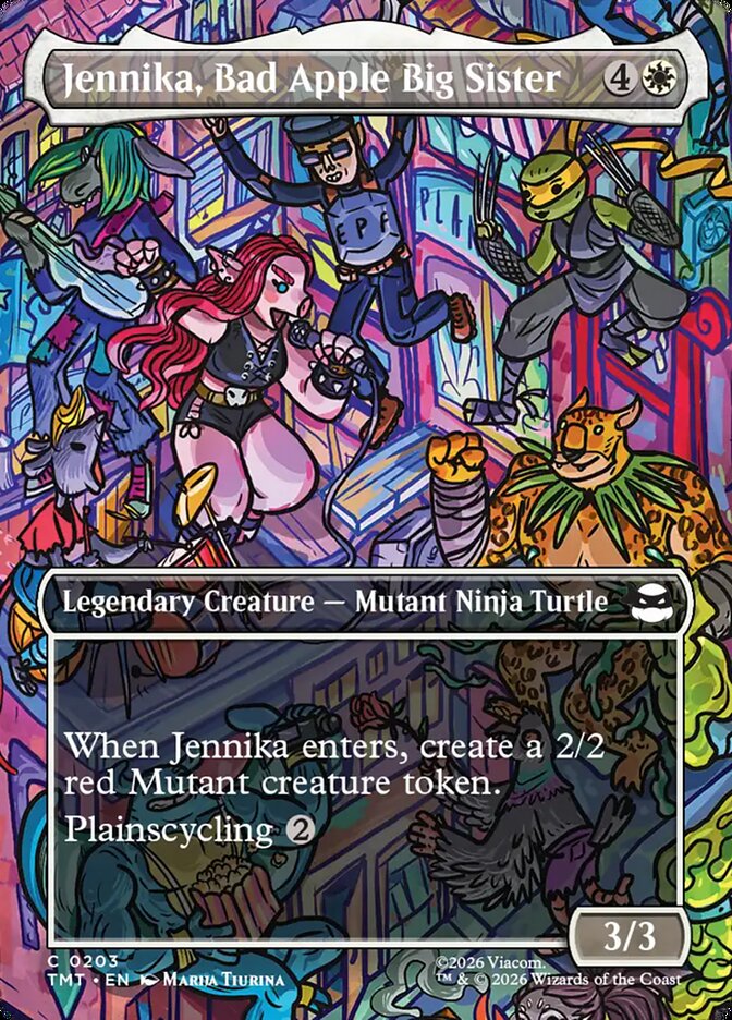 Jennika, Bad Apple Big Sister, Teenage Mutant Ninja Turtles Card Art