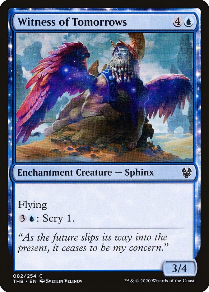 Witness of Tomorrows, Theros beyond death Card Art