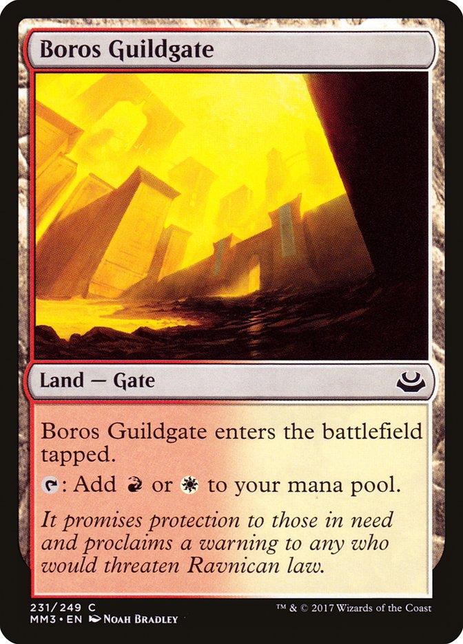Boros Guildgate, Modern masters 2017 Card Art