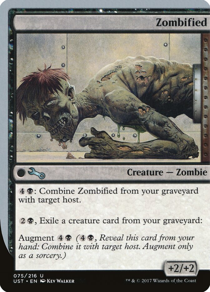 Zombified, Unstable Card Art