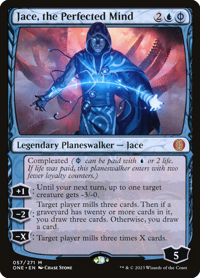 Jace, the Perfected Mind, Phyrexia: all will be one Card Art