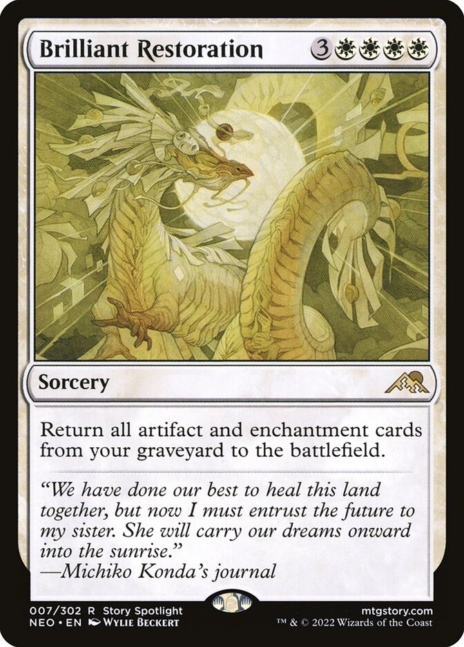 Brilliant Restoration, Kamigawa: Neon Dynasty Card Art