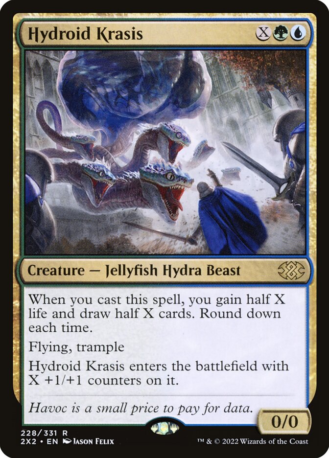 Hydroid Krasis, Double Masters 2022 Card Art