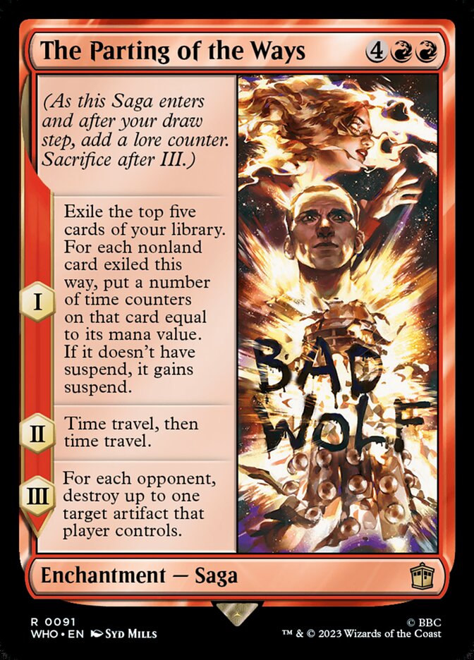 The Parting of the Ways, Doctor Who Card Art