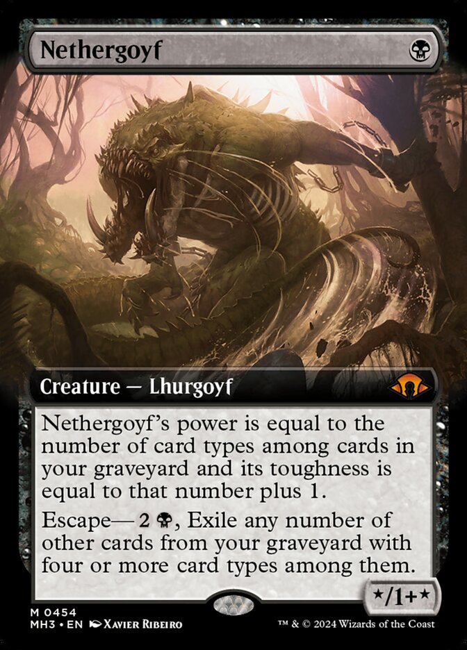 Nethergoyf, Modern horizons 3 Card Art